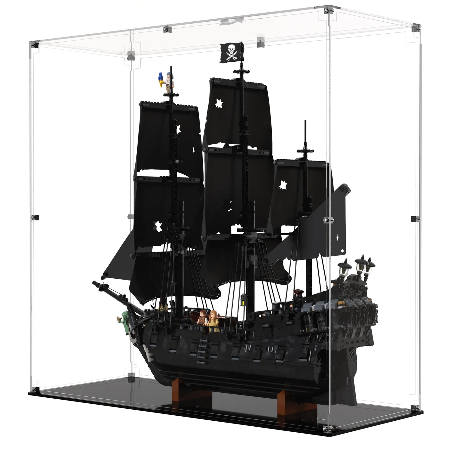 Display Case For LEGO Icons Captain Jack Sparrow's Pirate Ship 10365