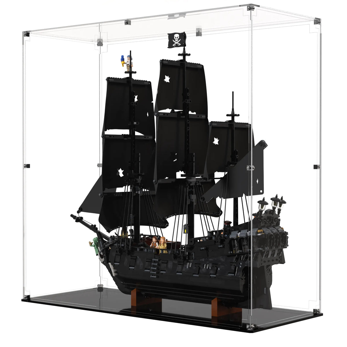 Display Case For LEGO Icons Captain Jack Sparrow's Pirate Ship 10365