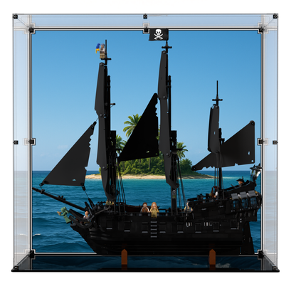 Display Case For LEGO Icons Captain Jack Sparrow's Pirate Ship 10365