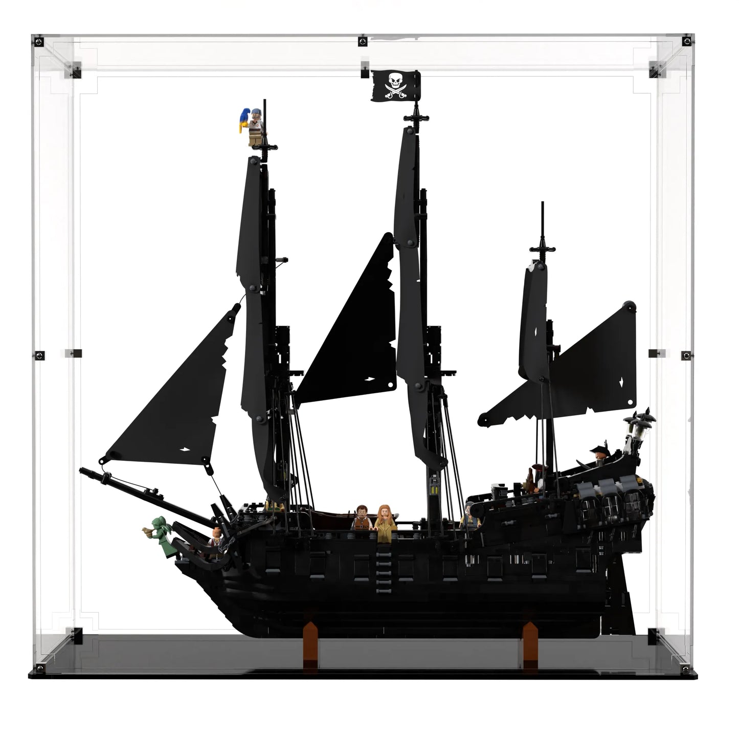 Display Case For LEGO Icons Captain Jack Sparrow's Pirate Ship 10365