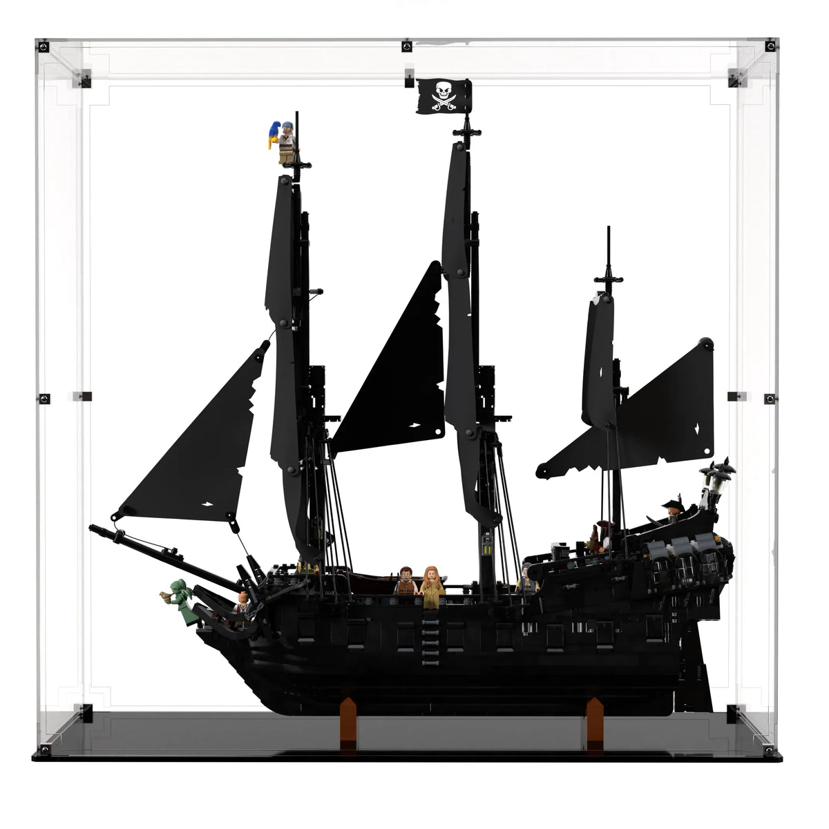 Display Case For LEGO Icons Captain Jack Sparrow's Pirate Ship 10365