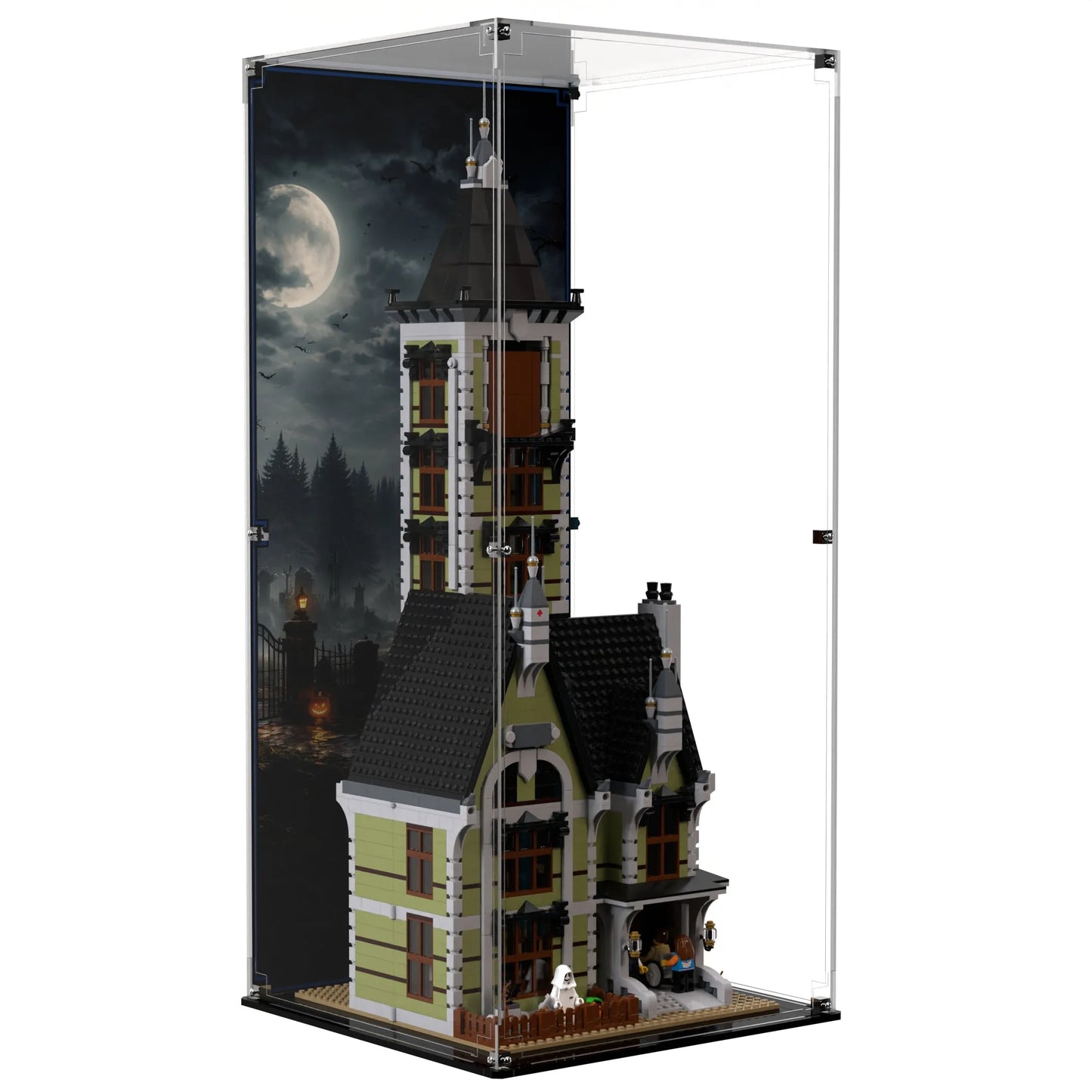 Display Case For LEGO Icons Haunted House 10273