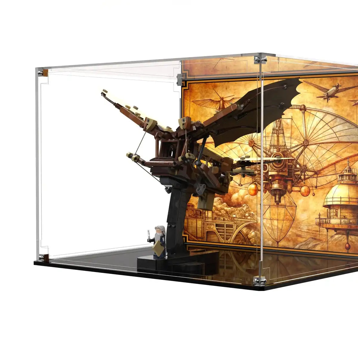 Display Case For LEGO Icons Leonardo da Vinci's Flying Machine 10363