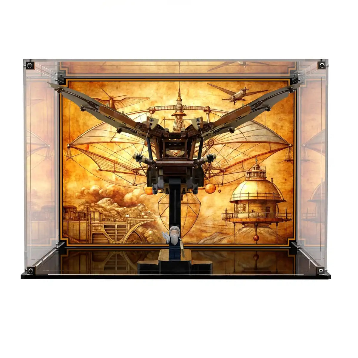 Display Case For LEGO Icons Leonardo da Vinci's Flying Machine 10363