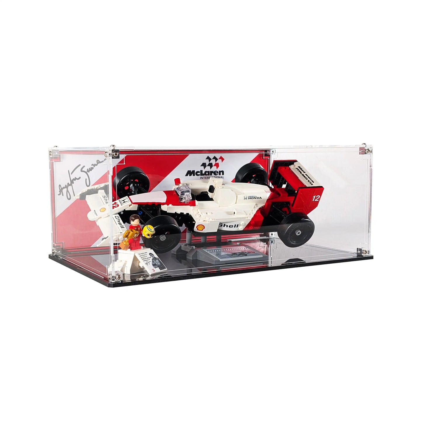 Display Case For LEGO® Icons McLaren MP4/4 & Ayrton Senna 10330