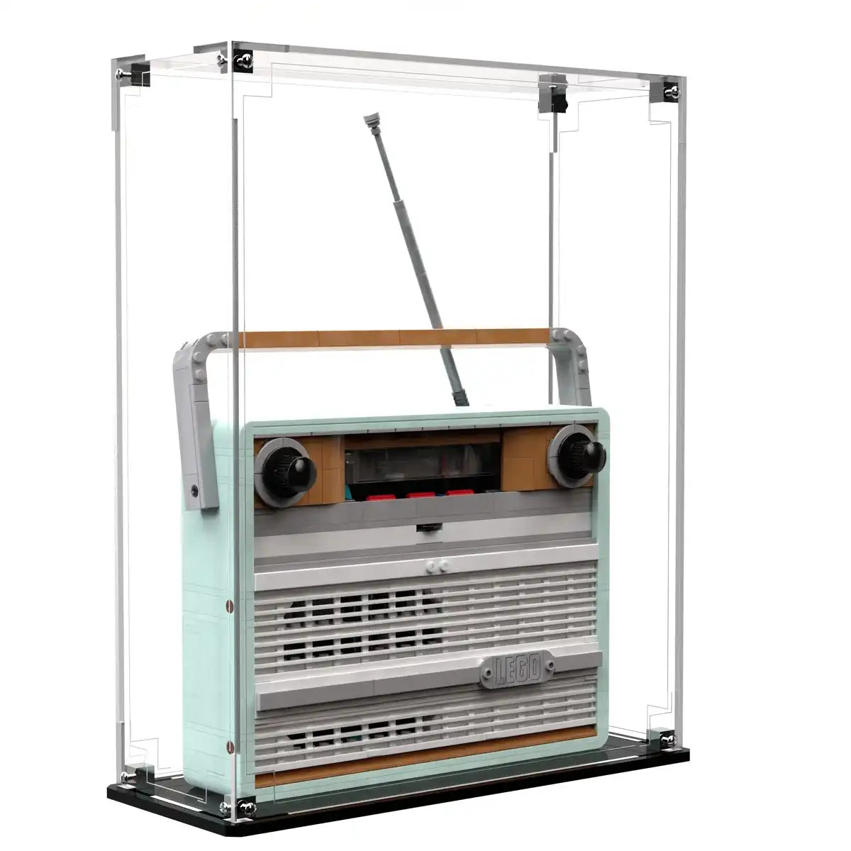 Display Case For LEGO® Icons Retro Radio 10334