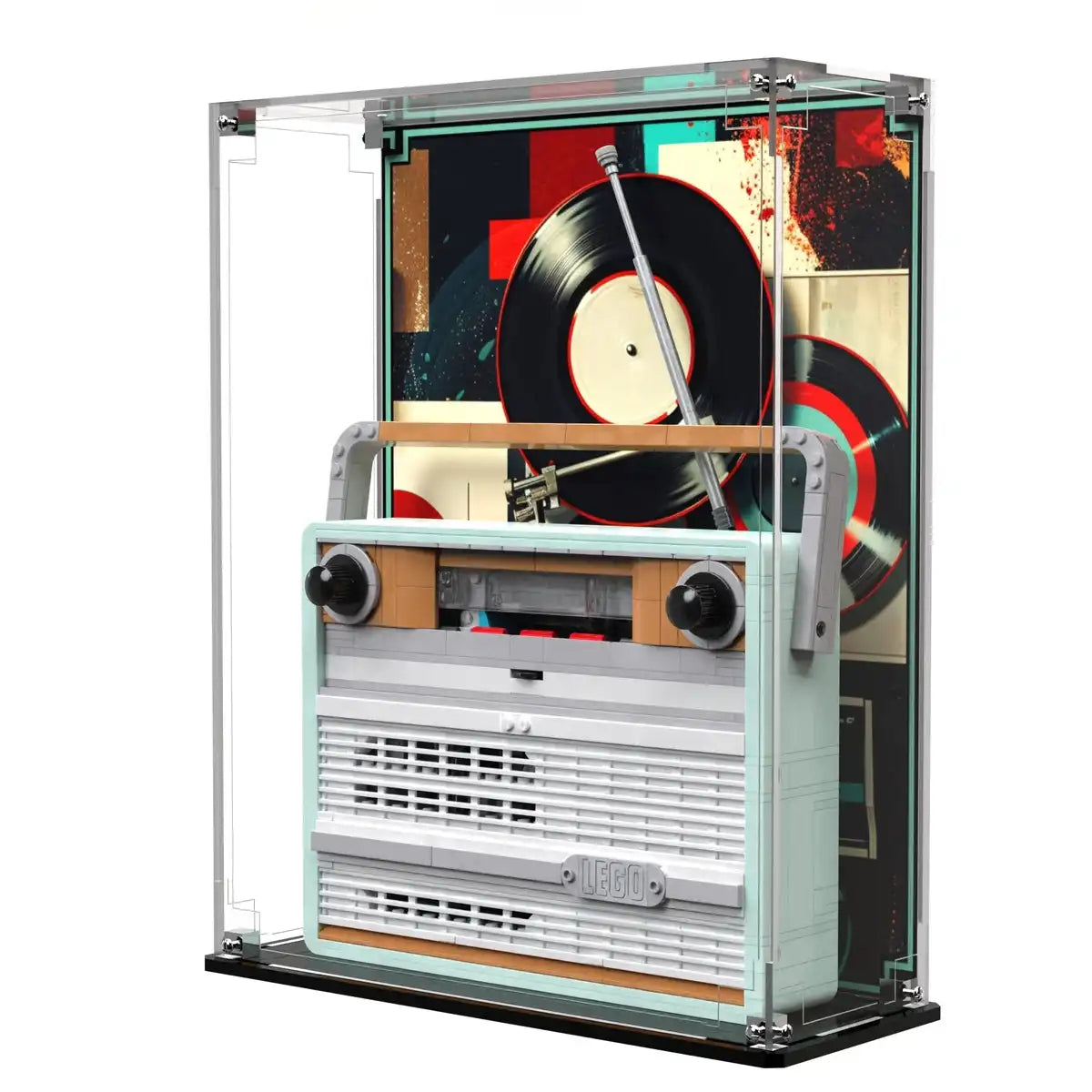 Display Case For LEGO® Icons Retro Radio 10334