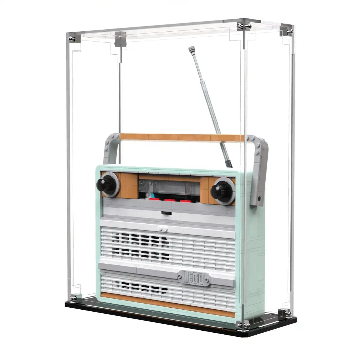 Display Case For LEGO® Icons Retro Radio 10334