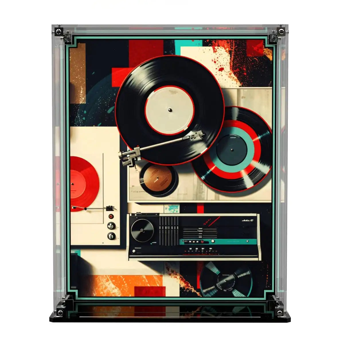 Display Case For LEGO® Icons Retro Radio 10334