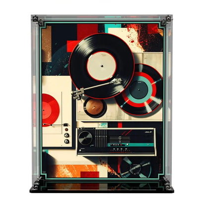 Display Case For LEGO® Icons Retro Radio 10334