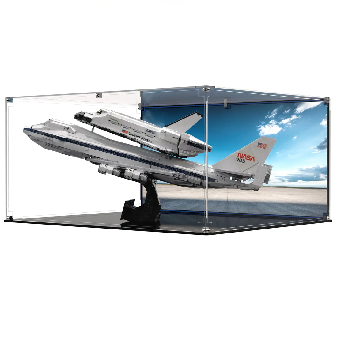 Display Case For LEGO Icons Shuttle Carrier Aircraft 10360