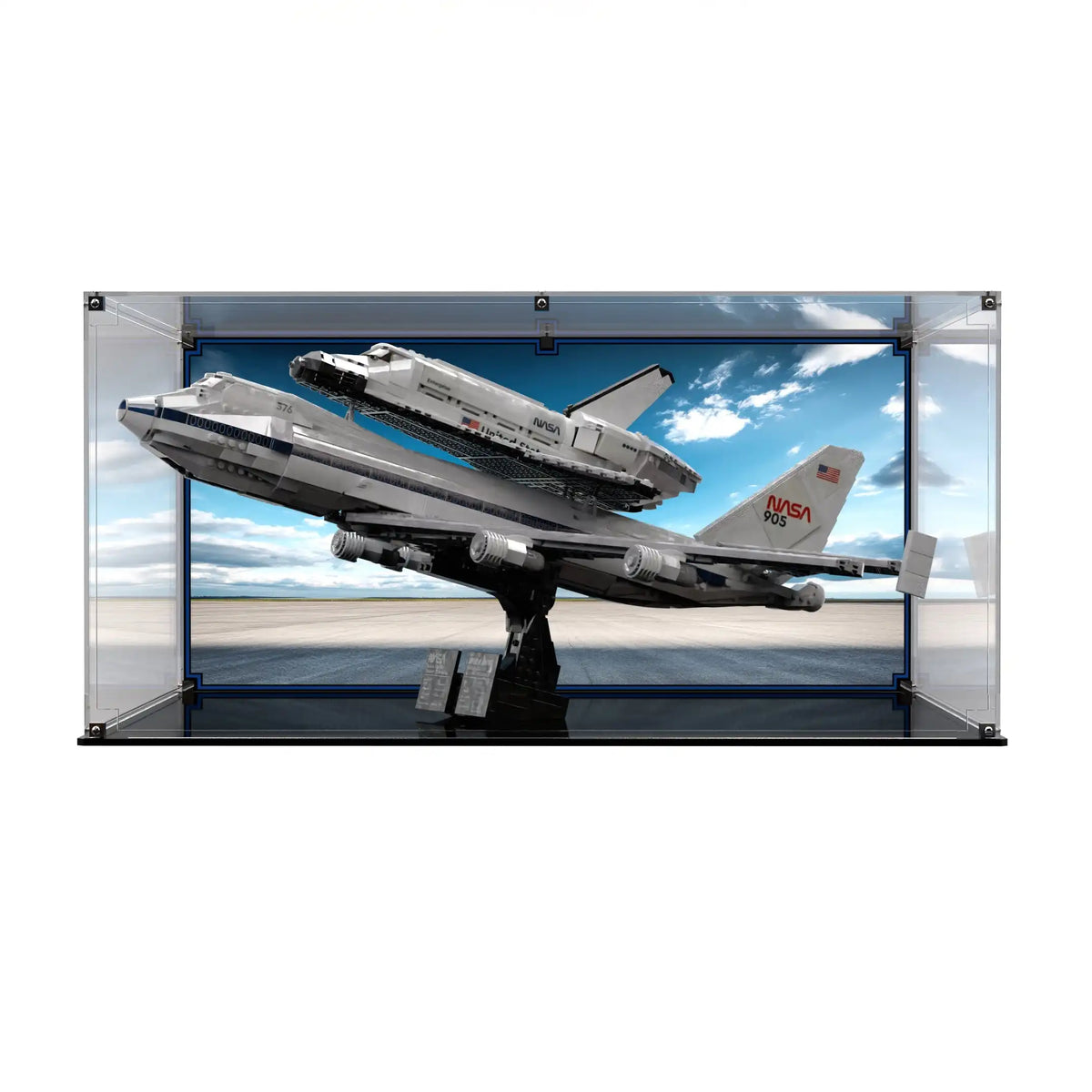 Display Case For LEGO Icons Shuttle Carrier Aircraft 10360
