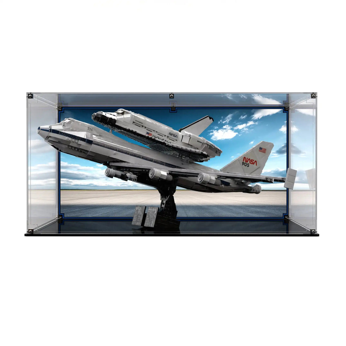 Display Case For LEGO Icons Shuttle Carrier Aircraft 10360