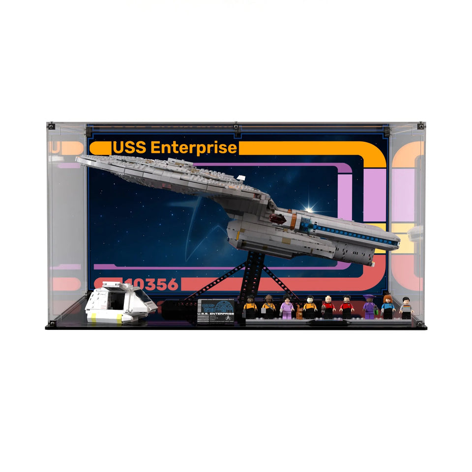 Display Case For LEGO Icons Star Trek: U.S.S. Enterprise NCC-1701-D™ 10356