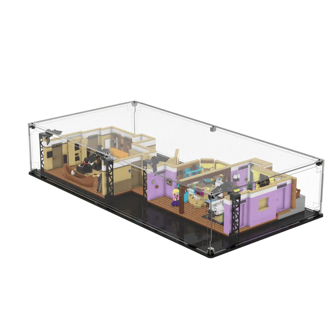 Display Case For LEGO® Icons The Friends Apartments 10292