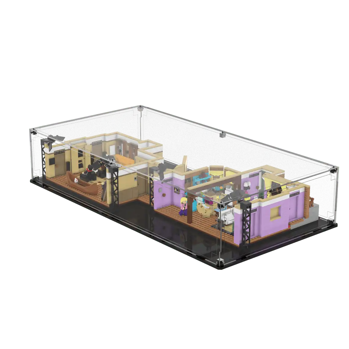 Display Case For LEGO® Icons The Friends Apartments 10292