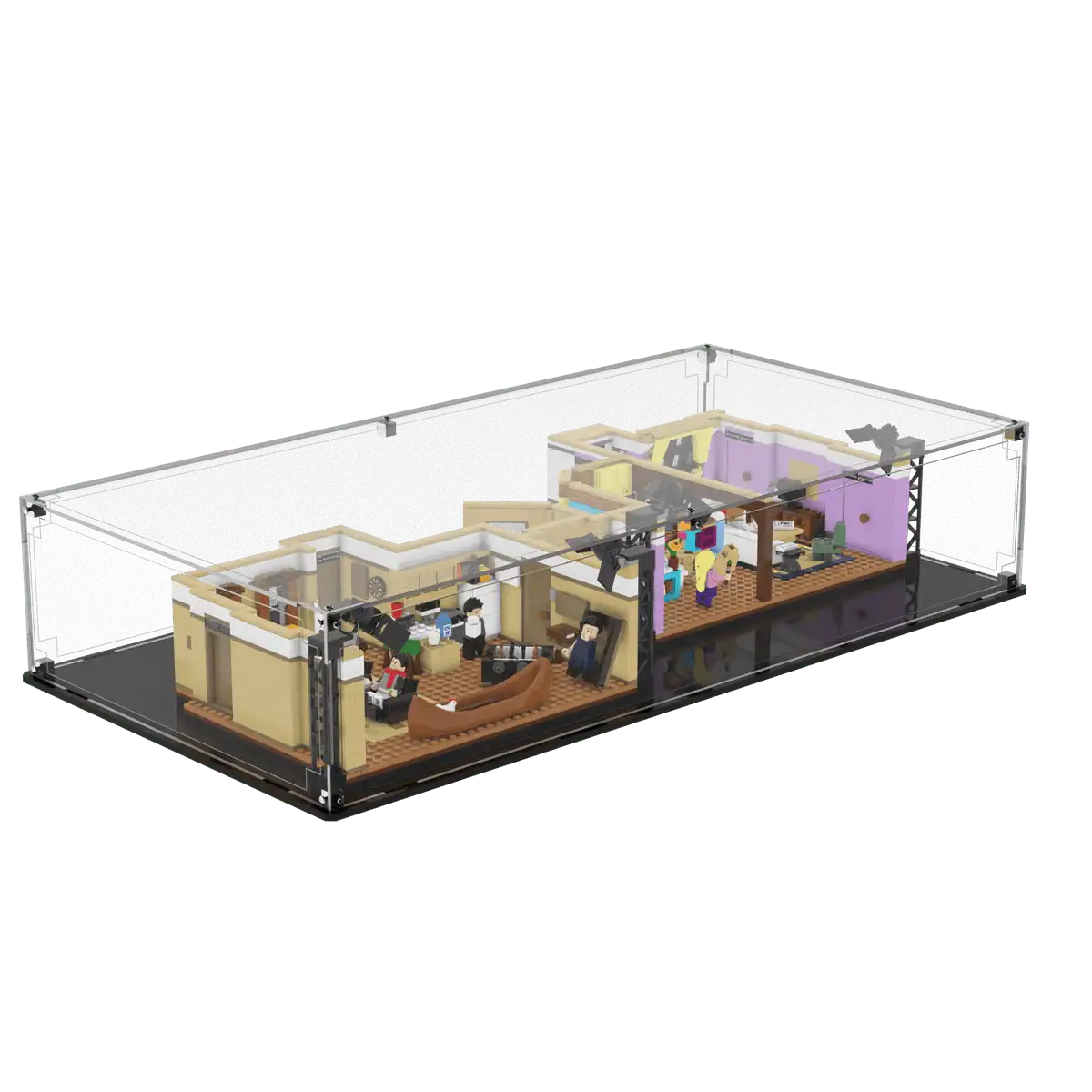 Display Case For LEGO® Icons The Friends Apartments 10292