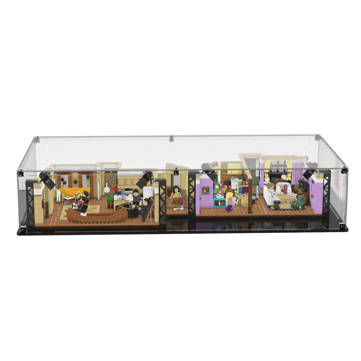 Display Case For LEGO® Icons The Friends Apartments 10292