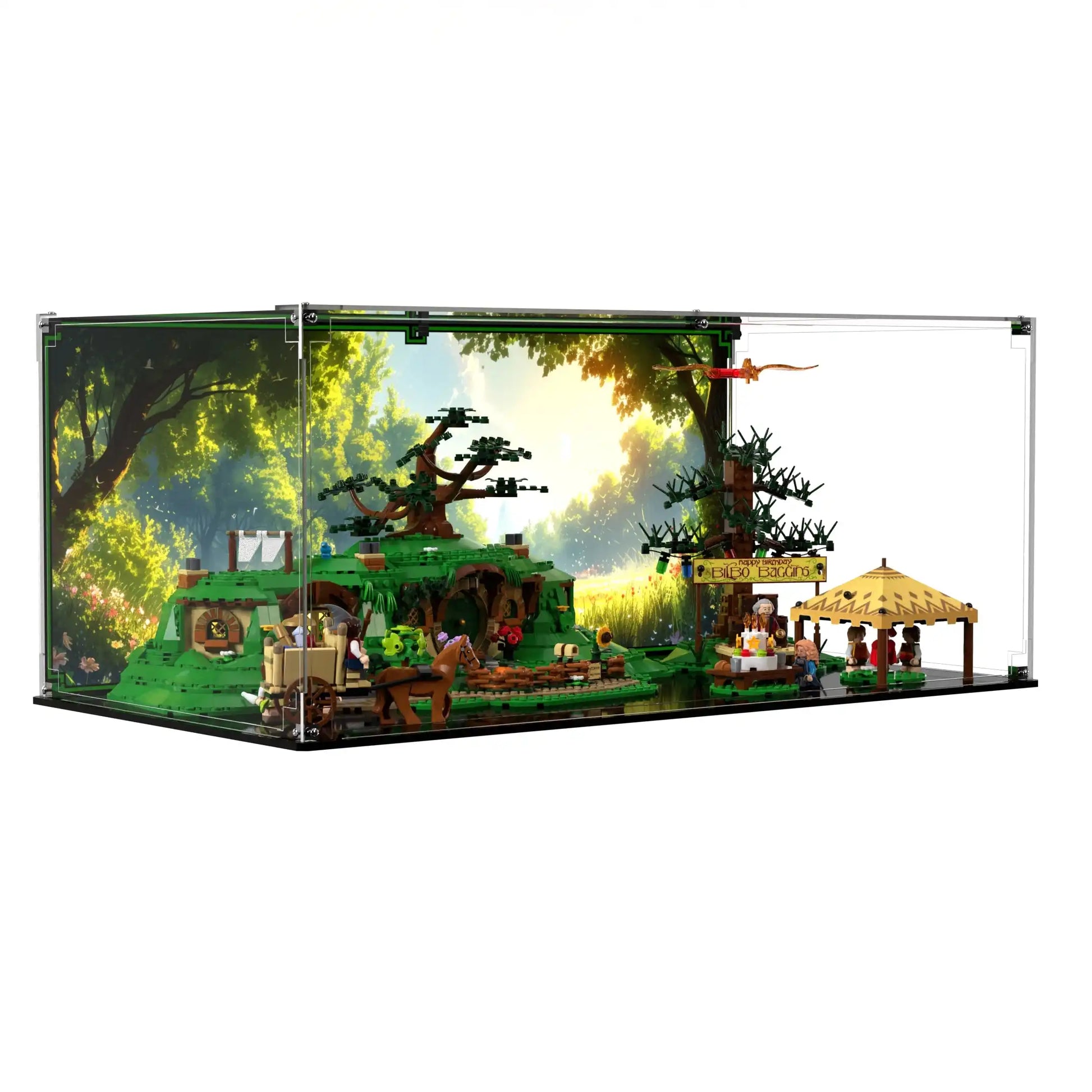 Display Case For LEGO® Icons The Lord of the Rings: The Shire 10354