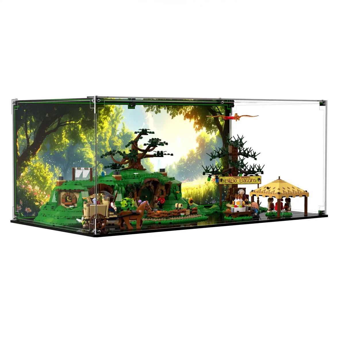 Display Case For LEGO® Icons The Lord of the Rings: The Shire 10354