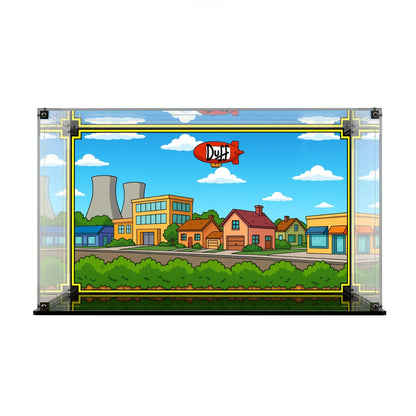 Display Case For LEGO Icons The Simpsons Krusty Burger 10352