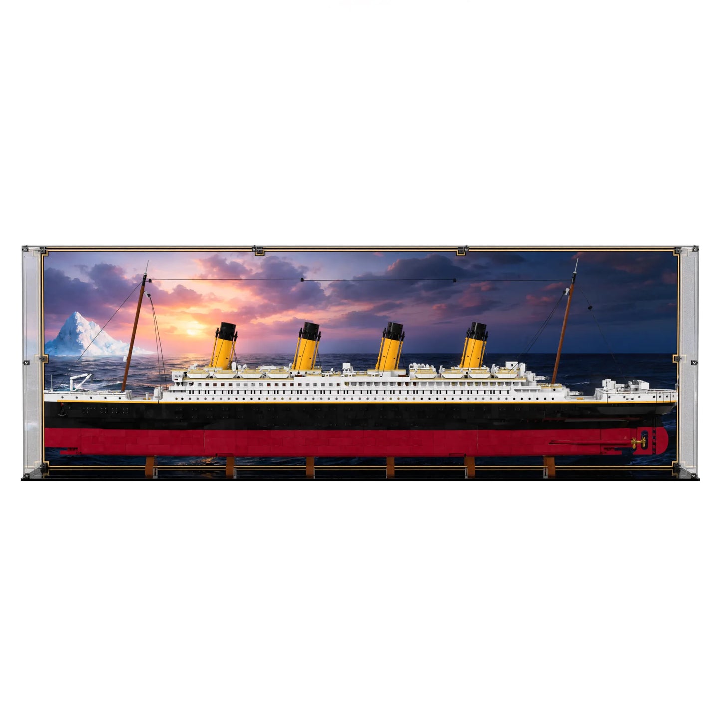 Display Case For LEGO® Icons Titanic 10294