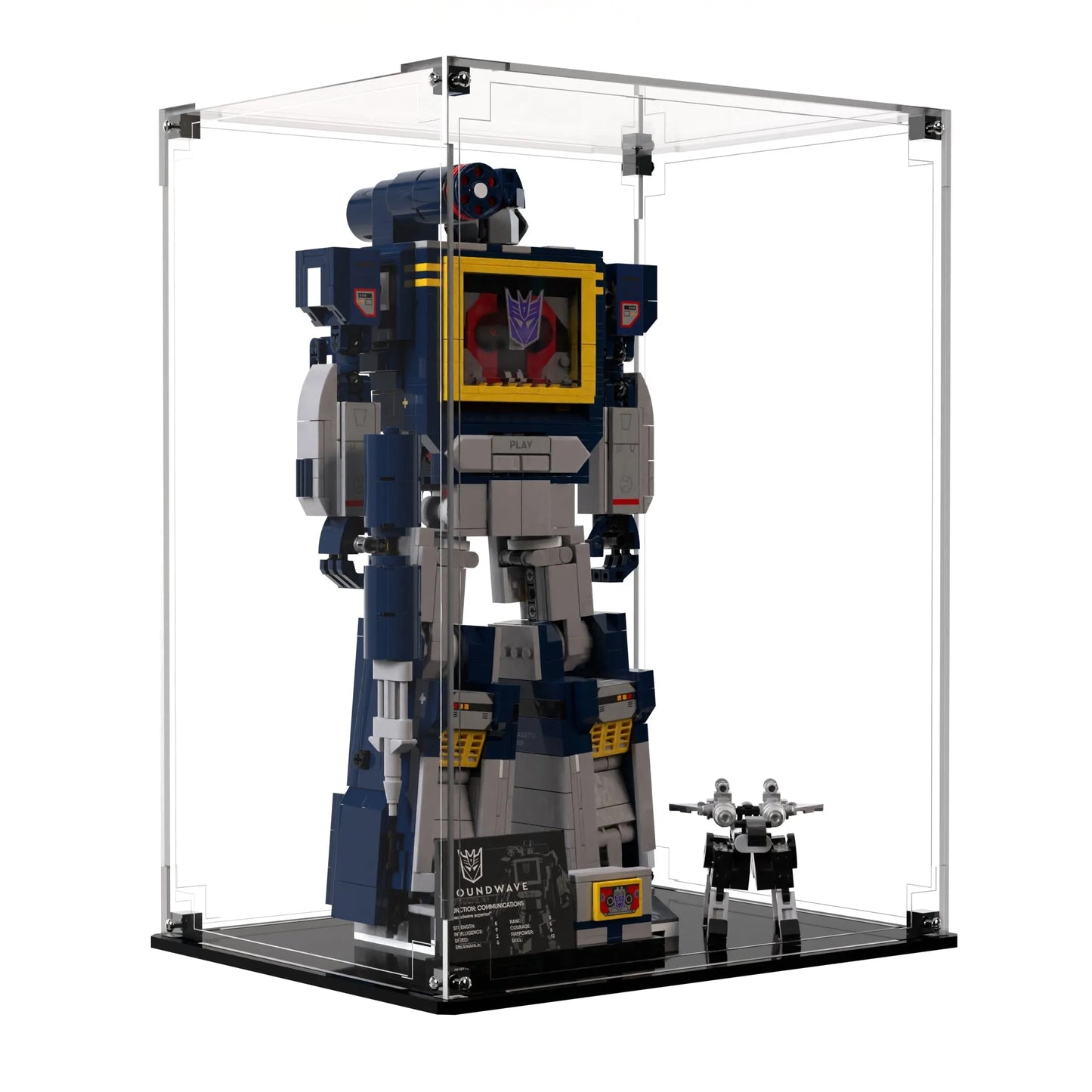 Display Case For LEGO Icons Transformers: Soundwave 10358