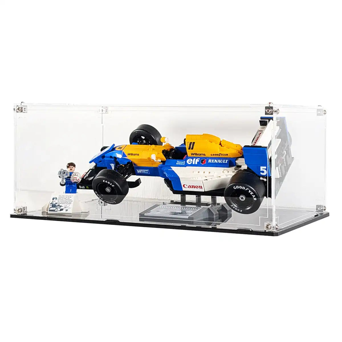 Display Case For LEGO® Icons Williams Racing FW14B & Nigel Mansell 10353