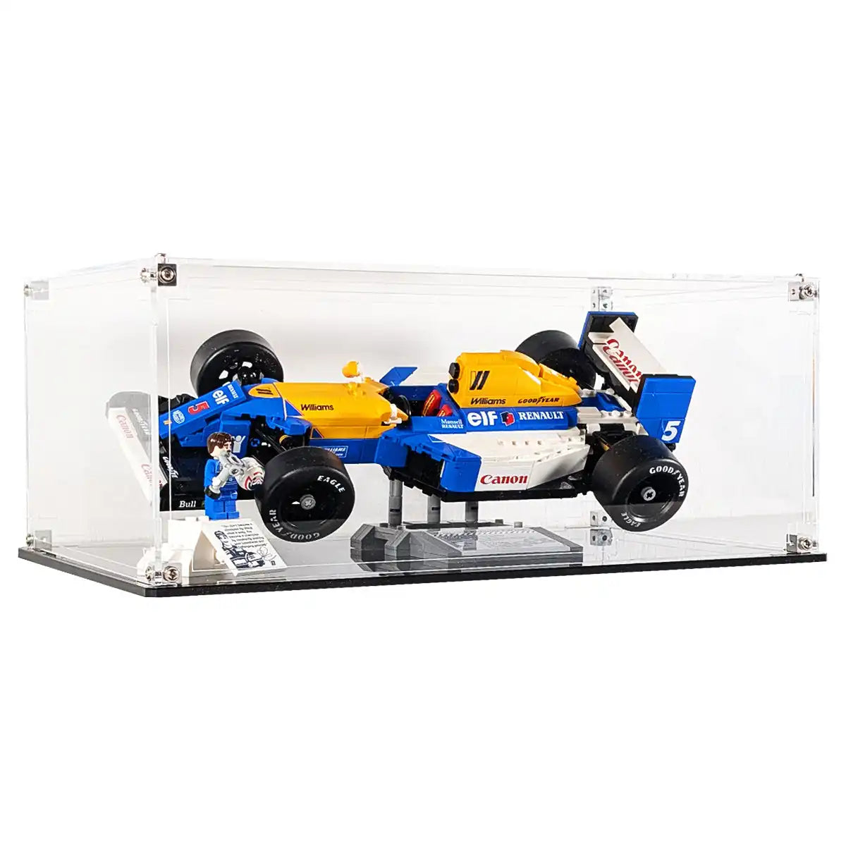 Display Case For LEGO® Icons Williams Racing FW14B & Nigel Mansell 10353