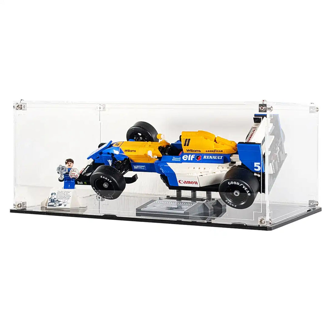 Display Case For LEGO® Icons Williams Racing FW14B & Nigel Mansell 10353