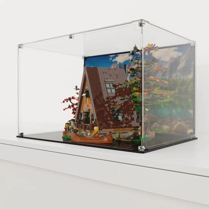 Display Case For LEGO® Ideas A-Frame Cabin 21338