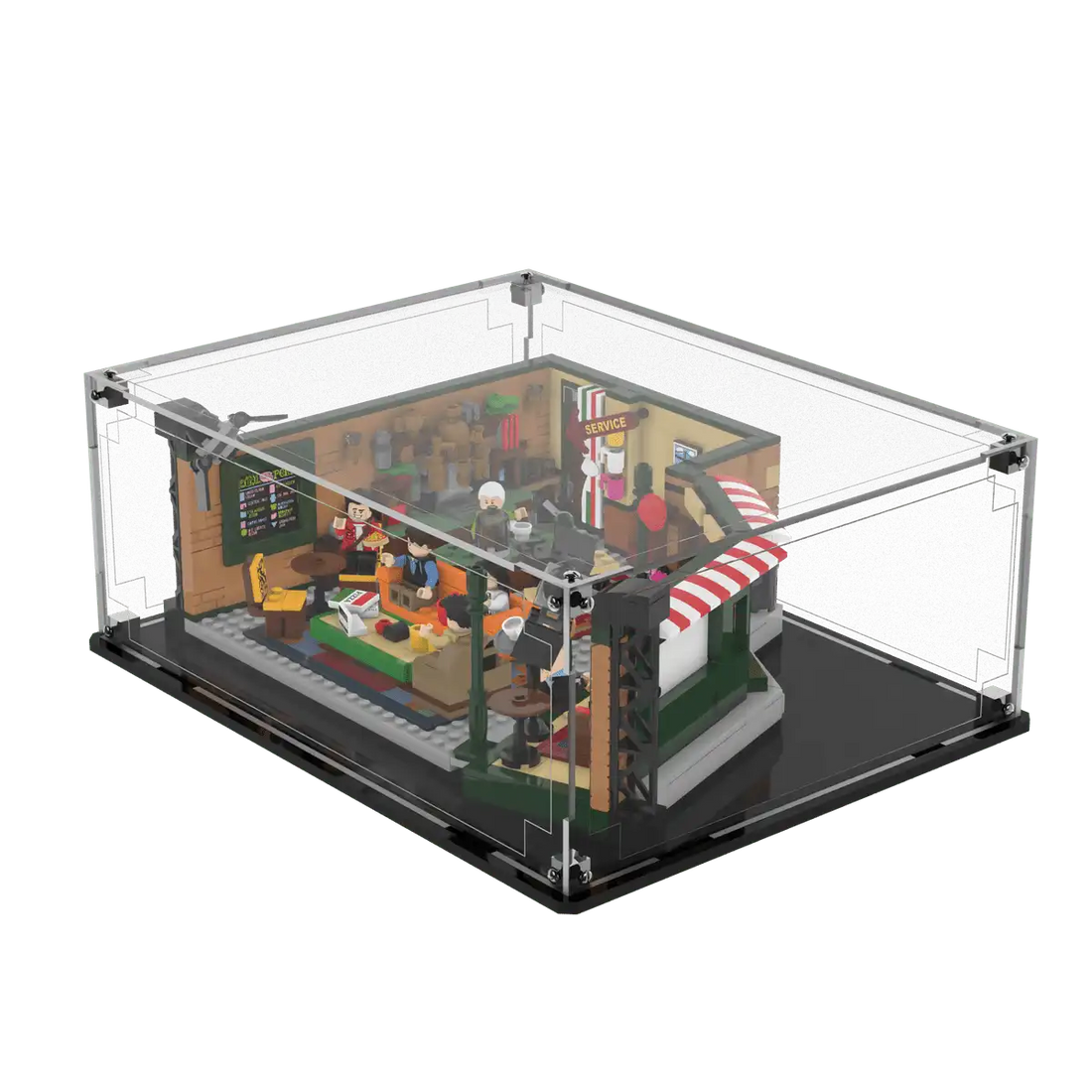 Display Case For LEGO® Ideas Friends Central Perk 21319