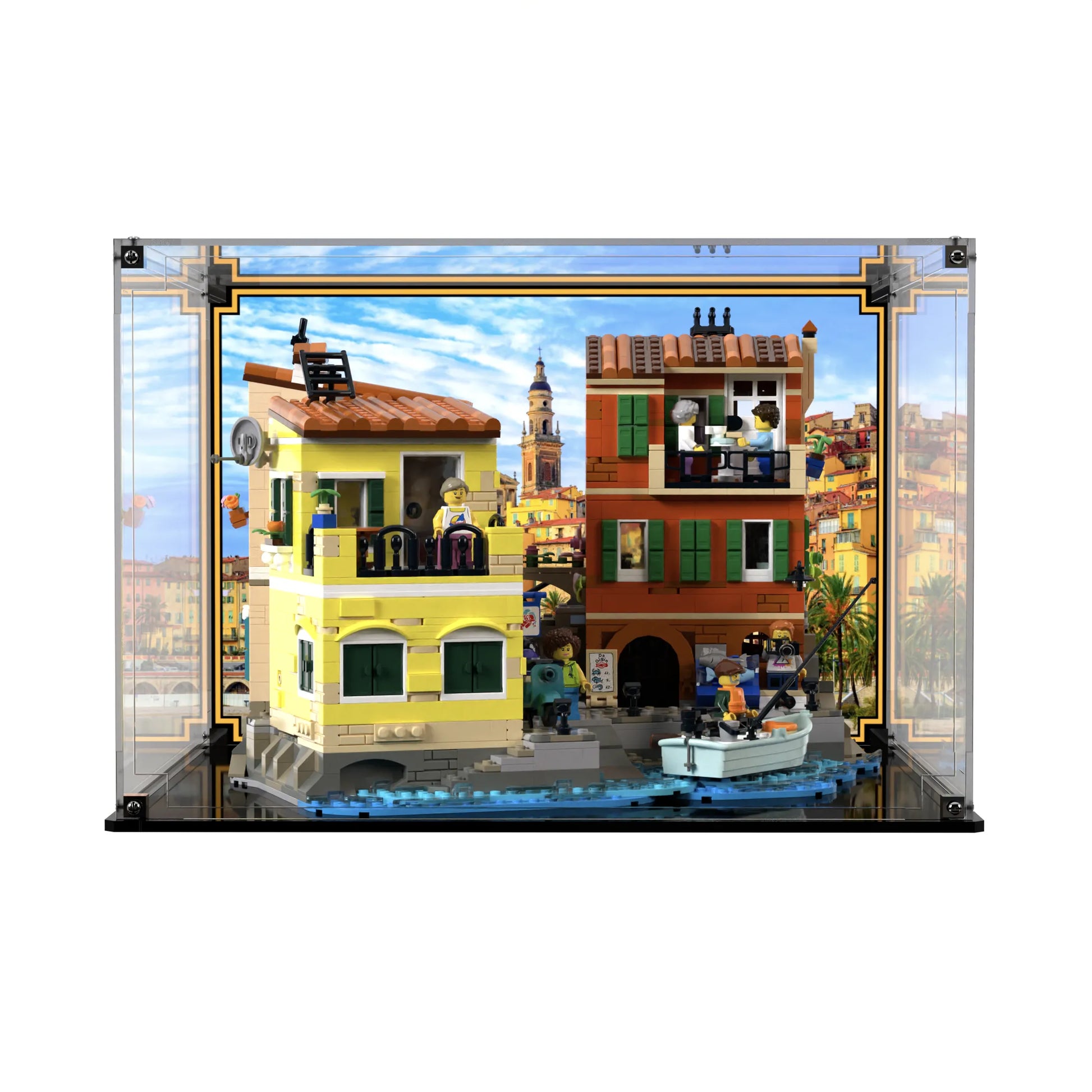 Display Case For LEGO Ideas Italian Riviera 21359