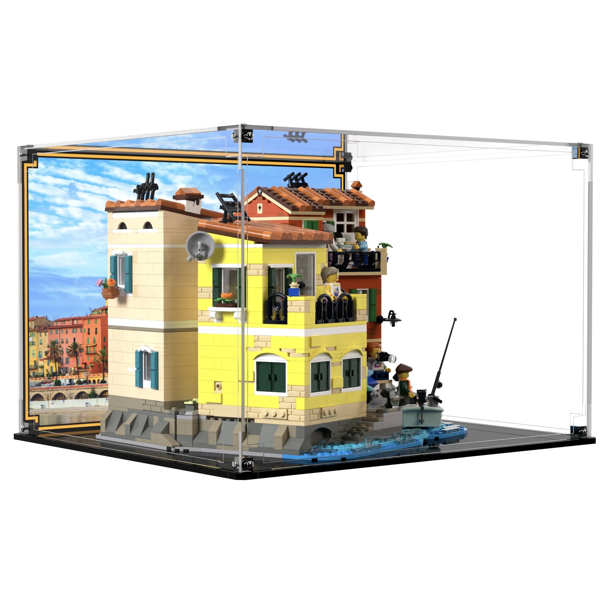 Display Case For LEGO Ideas Italian Riviera 21359