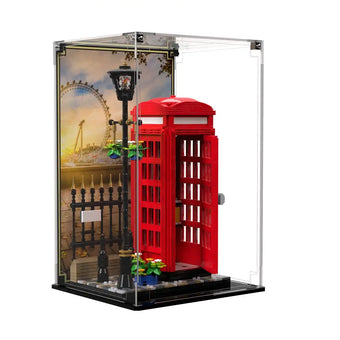 Display Case For LEGO® Ideas Red London Telephone Box 21347
