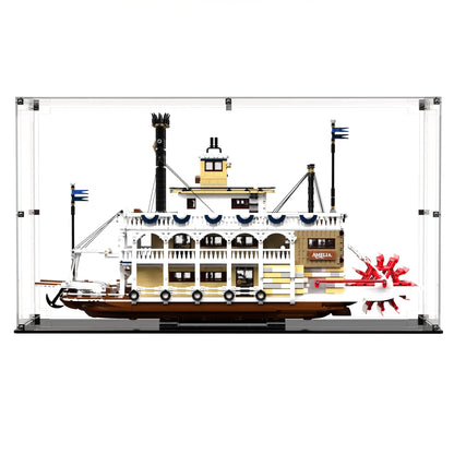 Display Case For LEGO® Ideas River Steamboat 21356