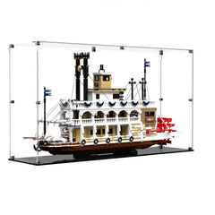 Display Case For LEGO® Ideas River Steamboat 21356