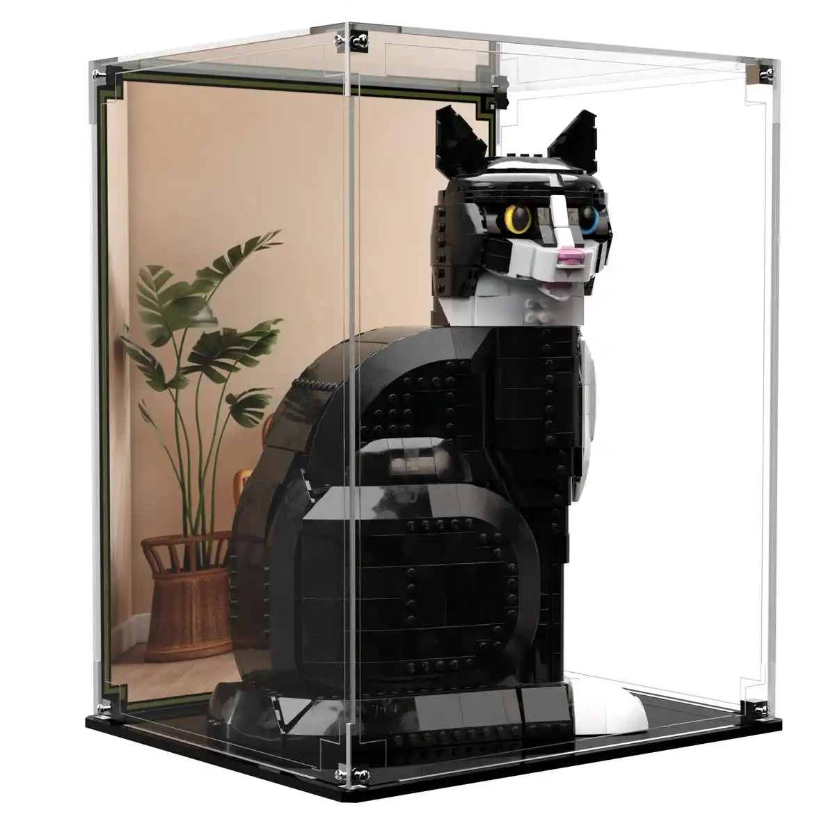 Display Case For LEGO® Ideas Tuxedo Cat 21349