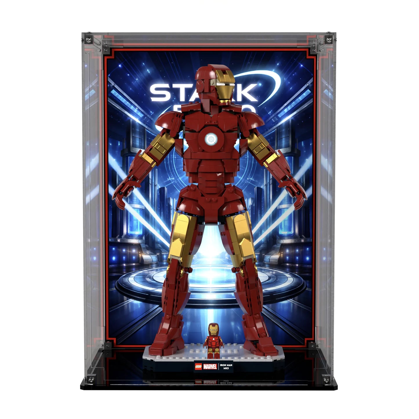 Display Case For LEGO Iron Man Mark 3 Collectors' Edition 76344