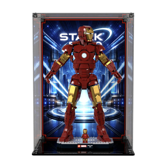 Display Case For LEGO Iron Man Mark 3 Collectors' Edition 76344