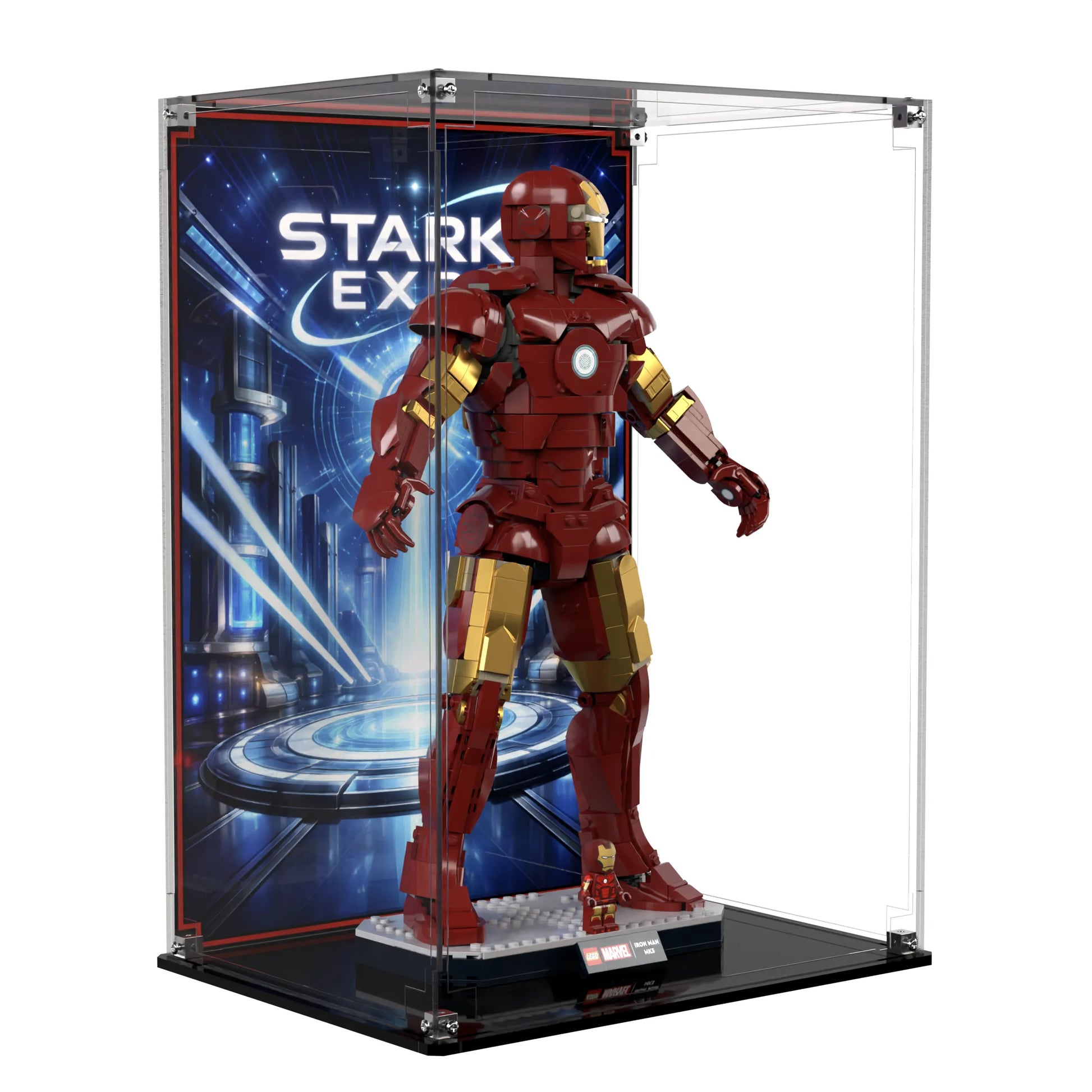 Display Case For LEGO Iron Man Mark 3 Collectors' Edition 76344