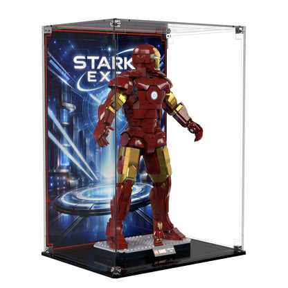 Display Case For LEGO Iron Man Mark 3 Collectors' Edition 76344