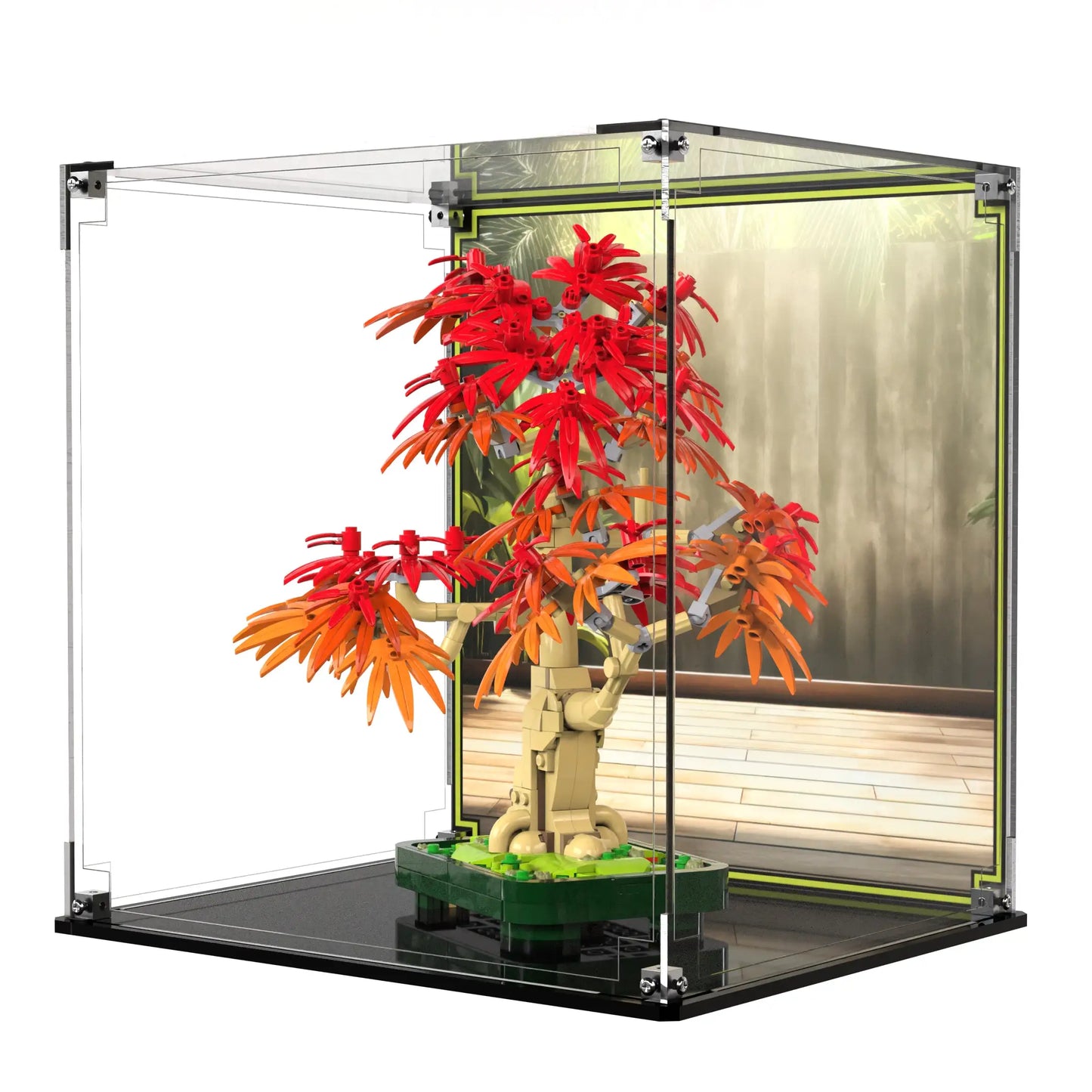 Display Case For LEGO Japanese Red Maple Bonsai Tree 10348
