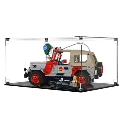 Display Case For LEGO Jurassic Park Jeep Wrangler 77984
