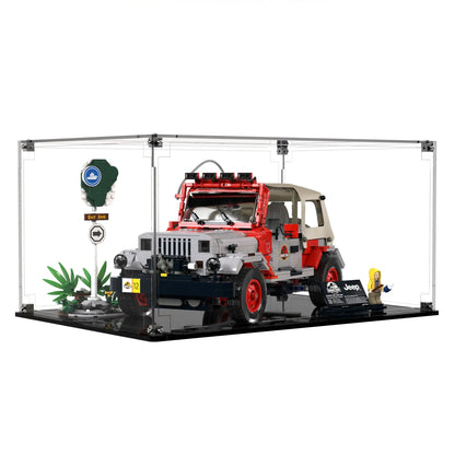 Display Case For LEGO Jurassic Park Jeep Wrangler 77984