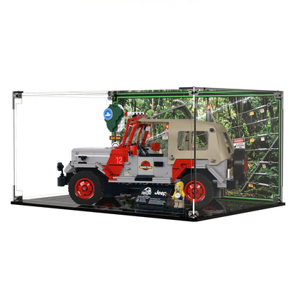 Display Case For LEGO Jurassic Park Jeep Wrangler 77984