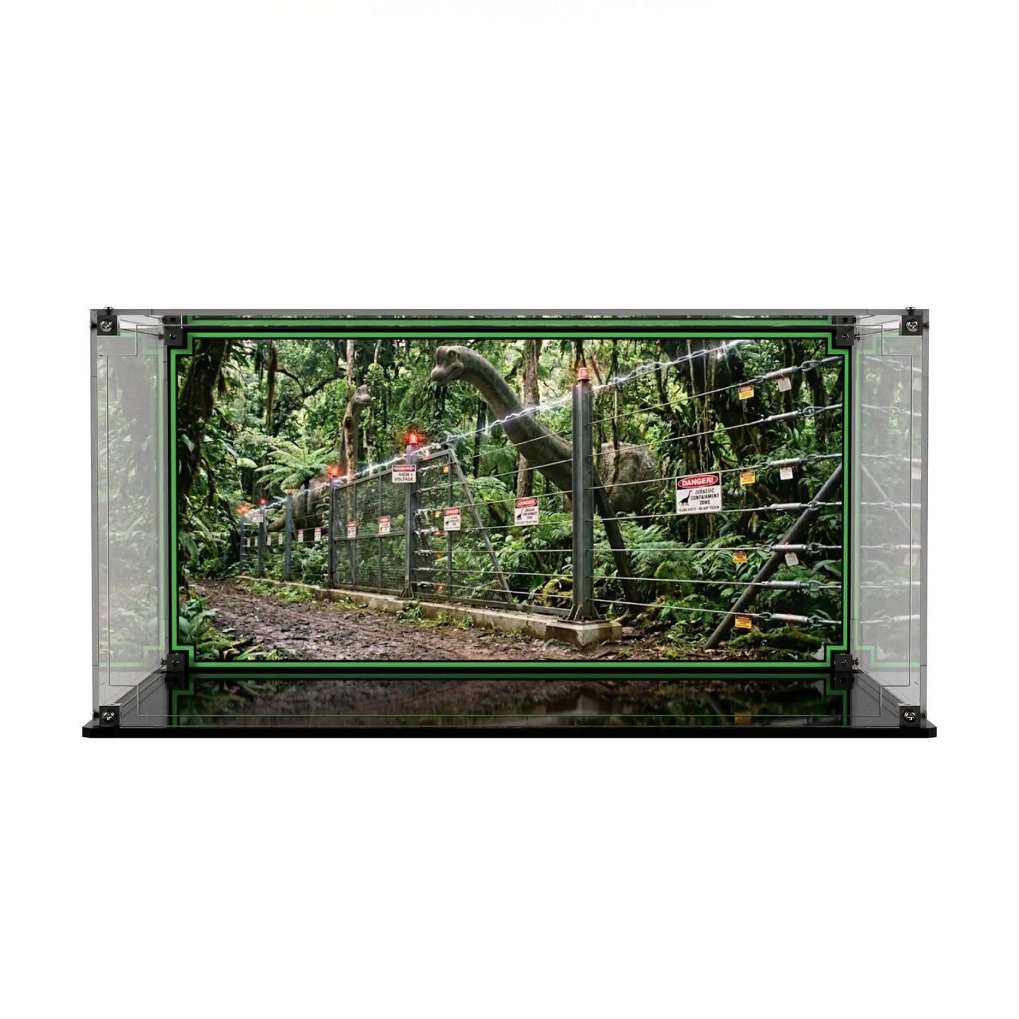 Display Case For LEGO Jurassic Park Jeep Wrangler 77984