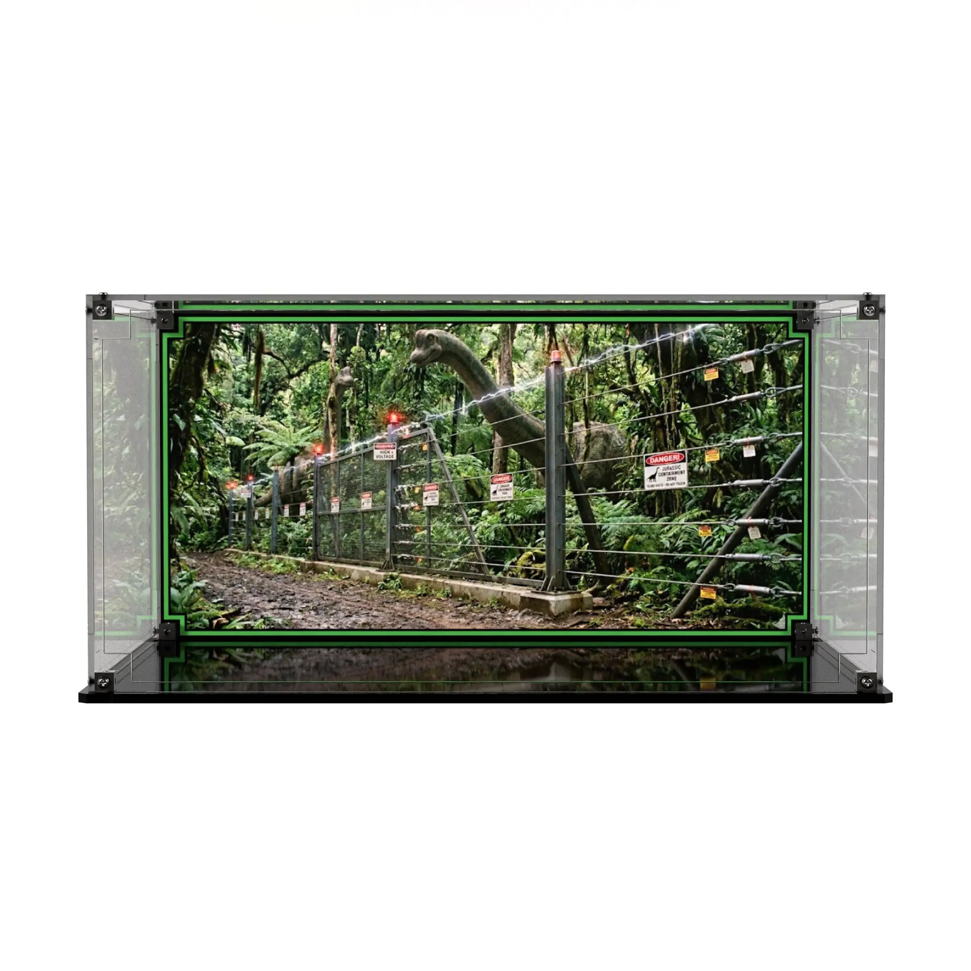 Display Case For LEGO Jurassic Park Jeep Wrangler 77984