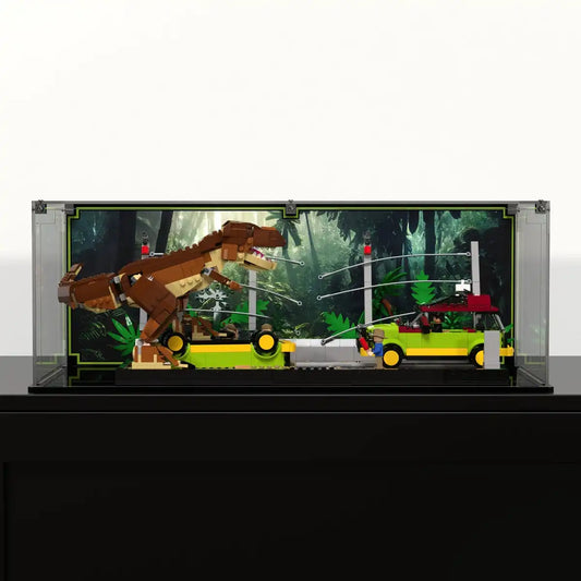 Display Case For LEGO® Jurassic Park T. Rex Breakout 76956