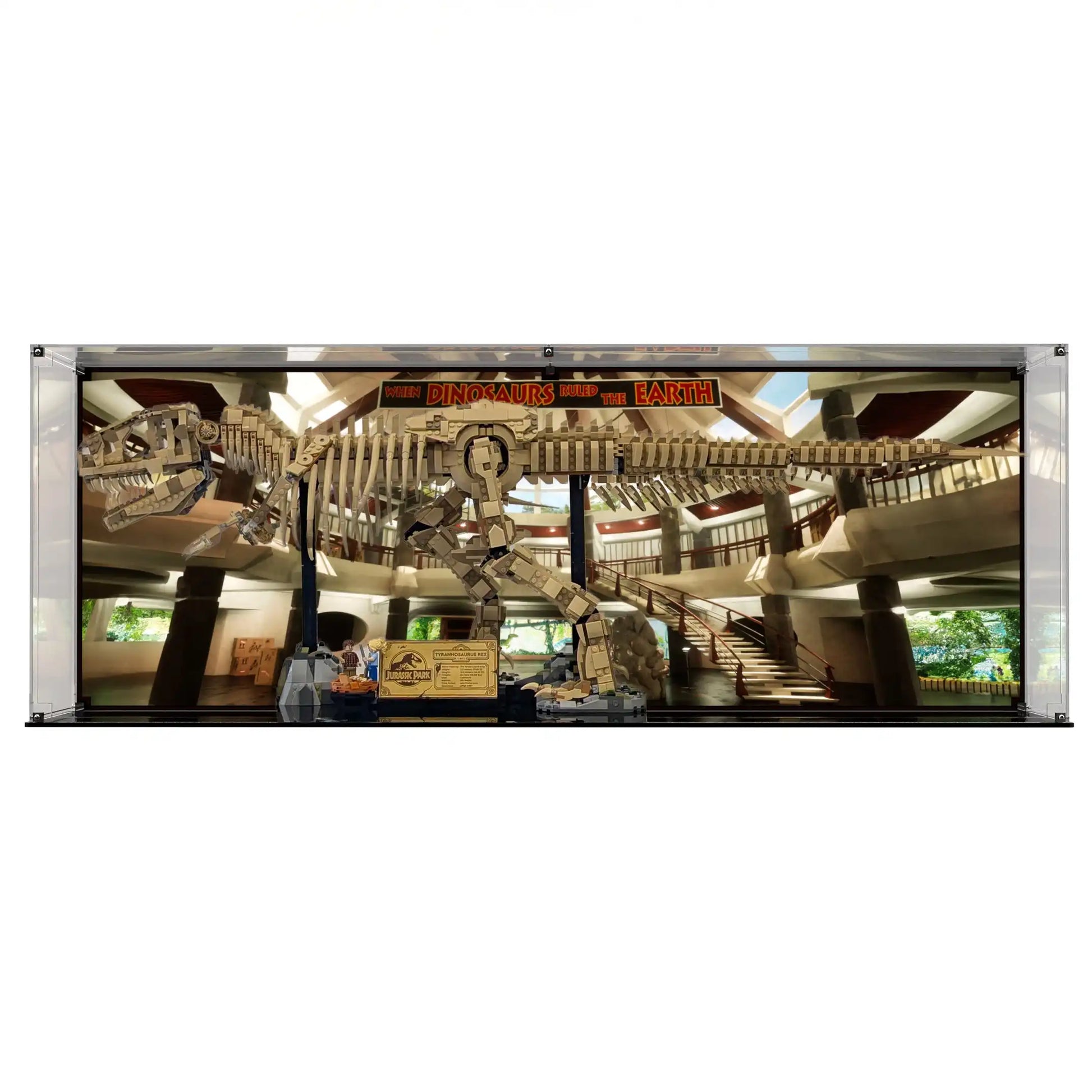 Display Case For LEGO® Jurassic World Dinosaur Fossils: Tyrannosaurus rex 76968